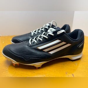 Adidas Black and White Athletic Golf Shoes